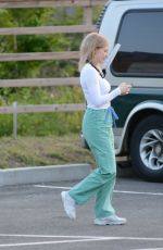 JESSICA CHASTAIN on the Set of The Good Nurse in Stamford 05/19/2021