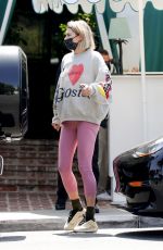 JESSICA HART at San Vicente Bungalows in West Hollywood 05/06/2021