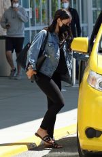 JESSICA LOWNDES Catching a Cab Out in Vancouver 05/30/2021