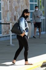 JESSICA LOWNDES Catching a Cab Out in Vancouver 05/30/2021