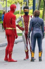JESSICA PARKER KENNEDY on the Set of The Flash in Vancouver 05/07/2021