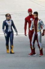 JESSICA PARKER KENNEDY on the Set of The Flash in Vancouver 05/07/2021
