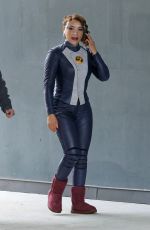 JESSICA PARKER KENNEDY on the Set of The Flash in Vancouver 05/07/2021