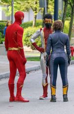 JESSICA PARKER KENNEDY on the Set of The Flash in Vancouver 05/07/2021