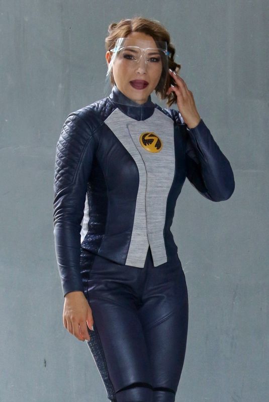 JESSICA PARKER KENNEDY on the Set of The Flash in Vancouver 05/07/2021