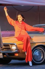 JESSIE J Shooting a Video Out in Los Angeles 05/22/2021
