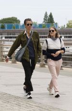 JODIE FOSTER and ALEXANDRA HEDISON Out at Hudson River Park 05/24/2021
