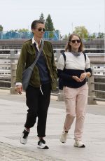 JODIE FOSTER and ALEXANDRA HEDISON Out at Hudson River Park 05/24/2021