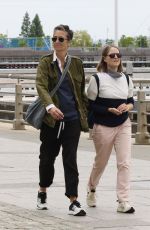 JODIE FOSTER and ALEXANDRA HEDISON Out at Hudson River Park 05/24/2021