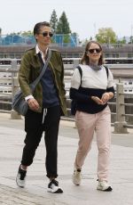 JODIE FOSTER and ALEXANDRA HEDISON Out at Hudson River Park 05/24/2021