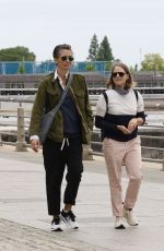 JODIE FOSTER and ALEXANDRA HEDISON Out at Hudson River Park 05/24/2021