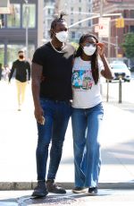 JODIE TURNER-SMITH Out with Her Brother in New York 05/21/2021