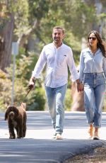 JORDANA BREWSTER and Mason Morfit Out with Their Dog in Santa Barbara 05/28/2021