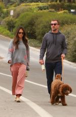JORDANA BREWSTER and Mason MorfIt Out with Their Dog in Santa Monica 05/15/2021