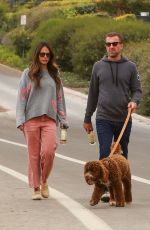 JORDANA BREWSTER and Mason MorfIt Out with Their Dog in Santa Monica 05/15/2021