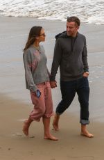 JORDANA BREWSTER and Mason MorfIt Out with Their Dog in Santa Monica 05/15/2021