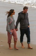 JORDANA BREWSTER and Mason MorfIt Out with Their Dog in Santa Monica 05/15/2021