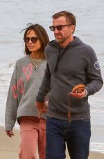 JORDANA BREWSTER and Mason MorfIt Out with Their Dog in Santa Monica 05/15/2021
