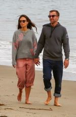 JORDANA BREWSTER and Mason MorfIt Out with Their Dog in Santa Monica 05/15/2021