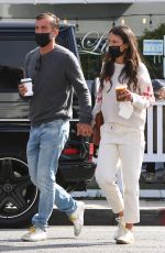JORDANA BREWSTER and Mason Mortig Out for Coffee in Brentwood 05/17/2021
