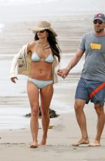 JORDANA BREWSTER in BikiniOut at a Beach in Santa Monica 05/02/2021