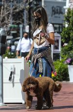 JORDANA BREWTSER Out with her Dog in Pacific Palisades 05/11/2021