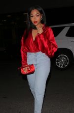 JORDYN WOODS at Mr. Chow in Beverly Hills 04/30/2021