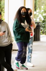 JORDYN WOODS at Shibuya Sushi in Calabasas 05/16/2021