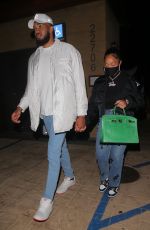 JORDYN WOODS Out for Late Night Dinner in Malibu 05/30/2021