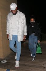 JORDYN WOODS Out for Late Night Dinner in Malibu 05/30/2021