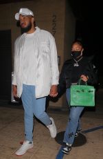 JORDYN WOODS Out for Late Night Dinner in Malibu 05/30/2021