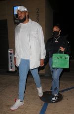 JORDYN WOODS Out for Late Night Dinner in Malibu 05/30/2021