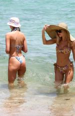 JOY CORRIGAN and TAYLOR JUSTINE in Bikinis at Miami Beach 05/01/2021