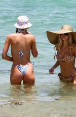 JOY CORRIGAN and TAYLOR JUSTINE in Bikinis at Miami Beach 05/01/2021