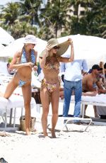 JOY CORRIGAN and TAYLOR JUSTINE in Bikinis at Miami Beach 05/01/2021