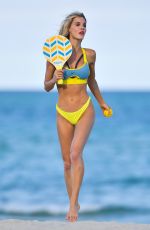 JOY CORRIGAN in Bikini a Photoshoot on the Beach in Miami 05/03/2021
