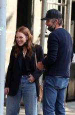 JULIANNE MOORE and Bart Freundlich Out in New York 05/17/2021