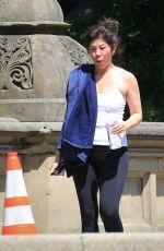 JULIE CHEN Out at Central Park in New York 05/17/2021