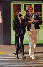 KAIA GERBER and Jacob Elordi Night Out in Los Angeles 05/18/2021
