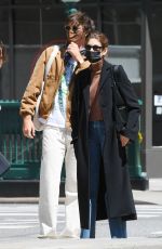 KAIA GERBER and Jacob Elordi Out in New York 05/11/2021