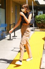 KAIA GERBER Arrives at Earthbar in West Hollywood 05/03/2021