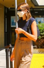 KAIA GERBER Arrives at Earthbar in West Hollywood 05/03/2021