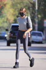 KAIA GERBER Heading to Pilates Class in West Hollywood 05/04/2021