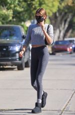 KAIA GERBER Heading to Pilates Class in West Hollywood 05/04/2021