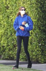 KAIA GERBER Out for Morning Pilates Class in West Hollywood 05/03/2021
