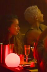 KAREN HAUER Watching Denise Van Outen at Proud Embankment Cabaret Show in London 05/28/2021