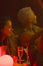 KAREN HAUER Watching Denise Van Outen at Proud Embankment Cabaret Show in London 05/28/2021
