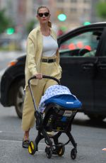 KARLIE KLOSS Out Pushing a Pram in New York 05/23/2021