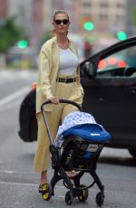 KARLIE KLOSS Out Pushing a Pram in New York 05/23/2021