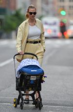 KARLIE KLOSS Out Pushing a Pram in New York 05/23/2021